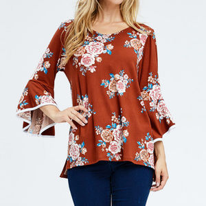 Bell Sleeve Blouse